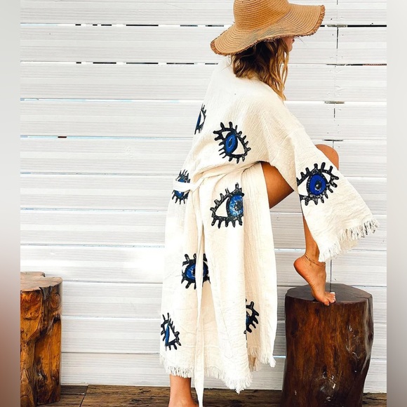 PESHTEMAL KIMONO - Picture 1 of 7